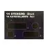 Baby On Route Reflective Stickers Black