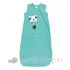 Interlock Cotton Nap Bag 0.3 Tog - Aqua Panda