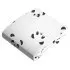 Flannel Cradle N Change Pad Sheet - Pandas Black & White