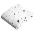 Flannel Pack N Play Sheet - Scribble Stars Black & White