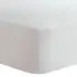 Flannel Mini Crib Sheet - White