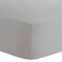 Flannel Mini Crib Sheet - Grey