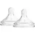 Options+ Wide Neck Level 3 Nipple 2 Pack
