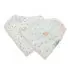 Luxe Muslin 2 Piece Bib Set Bunny Meadow
