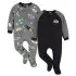 2-Pack Footed Blanket Fleece Sleepers - Space