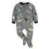2-Pack Footed Blanket Fleece Sleepers - Space