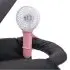 3 Speed Rechargeable Buggy Turbo Fan - White/Rose Gold