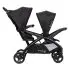 Sit N Stand Double Stroller - Dash Black