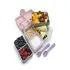 2 Tier Bento - Pink, Purple, Grey
