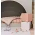 Recycled Fabric Storage Cube - Solid Clay