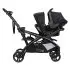 Sit N Stand Double Stroller - Dash Black