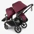 Kangaroo Sibling Seat Black/Dark Cherry