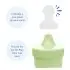 No Spill Lid with Valve - Leaf