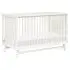Peggy 3 In 1 Crib With Toddler Rail - Warm White