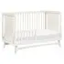 Peggy 3 In 1 Crib With Toddler Rail - Warm White