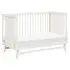Peggy 3 In 1 Crib With Toddler Rail - Warm White