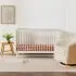 Peggy 3 In 1 Crib With Toddler Rail - Warm White