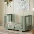 Yuzu 8 in 1 Convertible Crib with All Stages Conversion Kit - Light Sage