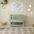 Yuzu 8 in 1 Convertible Crib with All Stages Conversion Kit - Light Sage