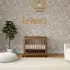 Yuzu 8-In-1 Convertible Crib with Toddler Conversion Kit - Natural Walnut