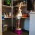 Step Folding Step Stool - Pink