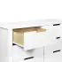 Colby 6 Draw Dresser - White