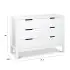 Colby 6 Draw Dresser - White