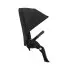 Gazelle S Second Seat - Silver Frame and Moon Black Seat Unit
