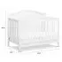 Charlie 4 in 1 Convertible Crib - White