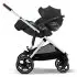 eGazelle S - Silver Frame with Moon Black Seat