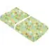 Flannel Change Pad - Green Crazy Circles