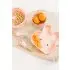 Silicone Snack Plate - Bunny/Blush Pink