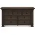 Tillen 4-In-1 Convertible Crib + Double Dresser + Nigh Stand - Truffle