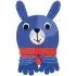 Toddler-Kids Winter Hat+Gloves Set 3-5Y - Dog