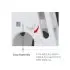 Balance Swing Slide Grey White