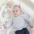 Percale Playard Sheet Printed - Multi Watercolour Flowers