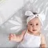 Percale Playard Sheet Printed - Bunny Grey
