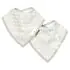 Luxe Muslin 2 Pack Bib Set - Grey Mudcloth