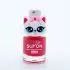 Peel Off Nail Polish Shimmer Pink with Kitty Ring