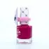 Peel Off Nail Polish Dark Purple with Bunny Ring