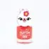 Peel Off Nail Polish Bright Red with llama Ring