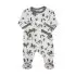 Zipper Footie - Forest