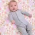 Knit Crib Sheet - Retro Floral - Floral