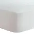 Flannel Playpen Fitted Sheet - White