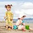 Long Sleeve One Piece UV Jumpsuit - Jungle Friends