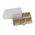 Snackle Food Storage Box 6 Compartment - Ivory