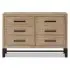 Newbern 6 Drawer Assembled Dresser - Driftwood