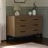Newbern 6 Drawer Assembled Dresser - Driftwood