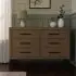 Newbern 6 Drawer Assembled Dresser - Driftwood
