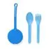 OmiePod Spoon & Fork Set - Capri Blue